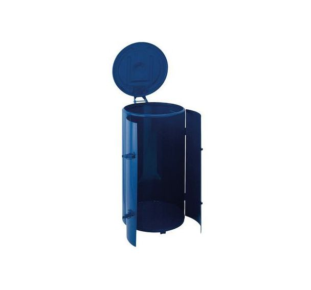 Support sac-poubelle en métal - 120 L