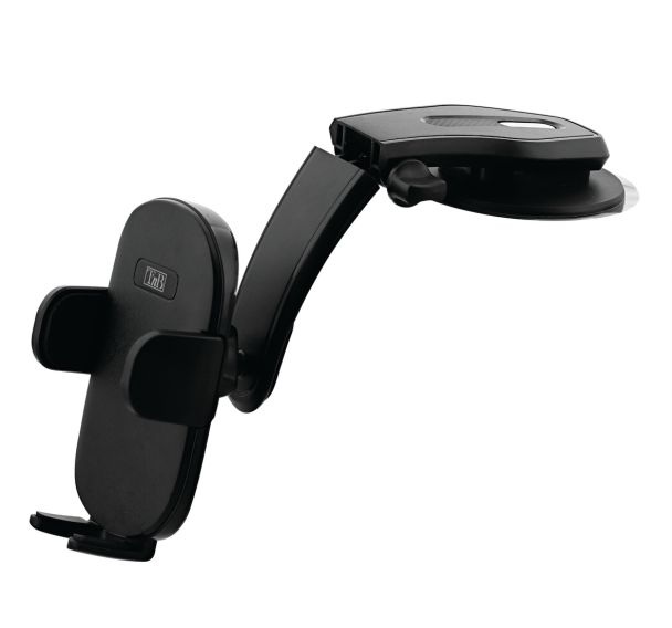 Support smartphone mâchoire à ventouse tableau de bord