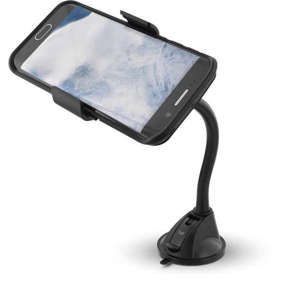 Support smartphone pince à ventouse long