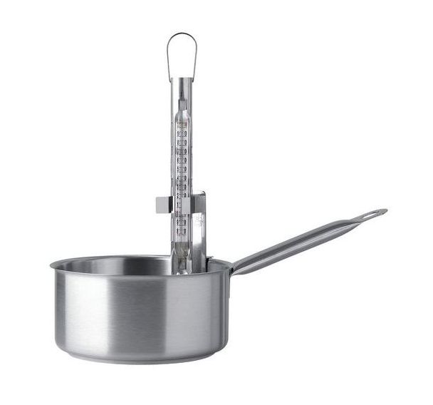 Support thermomètre inox