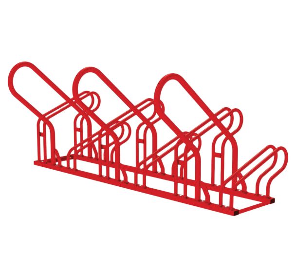 Support vélos Optimum 6 places avec arceaux antivol - galva - Procity