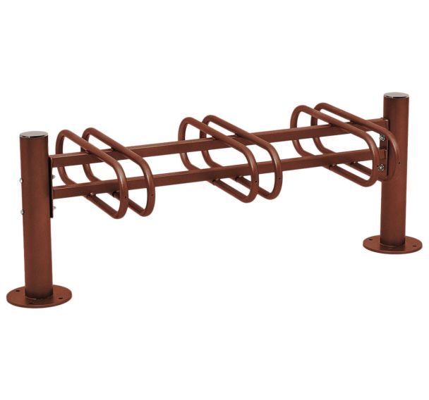 Support vélos Province double face 6 places pommeau inox - Procity