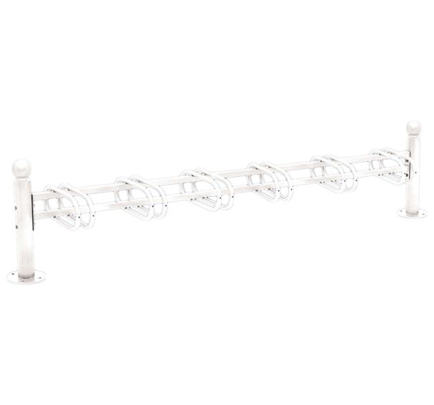 Support vélos Province simple face 6 places pommeau Boule - Procity