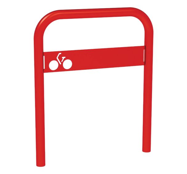 Support vélos trombone avec signalétique scellement direct - Procity
