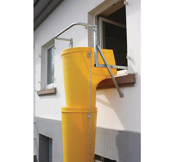 Supports de goulottes pour gravats