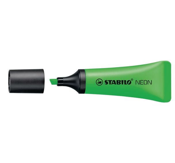 Surligneur pointe biseautée néon - Stabilo