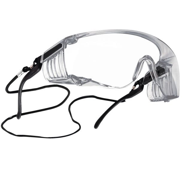 Surlunettes à branches réglables - Polycarbonate - Incolore