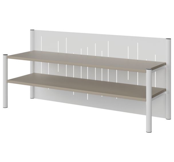 Surmeuble de buffet Malibu 3 portes fond tôle - Manutan Expert