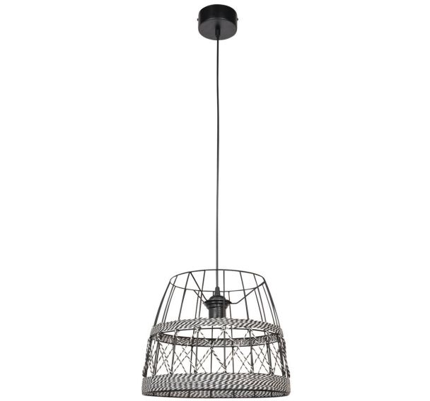 Suspension Nala forme dôme Ø30 en métal / cordes