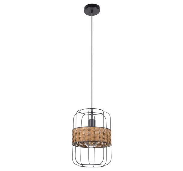 Suspension métal BALI Ø22cm brun Corep