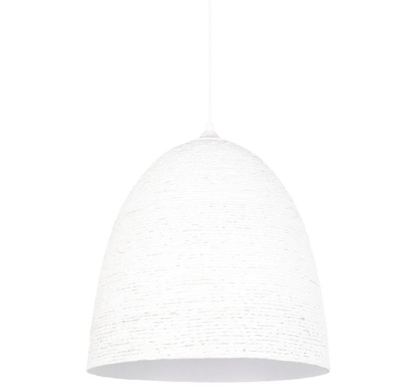 Suspension métal HACIENDA Ø31 cm blanc Corep