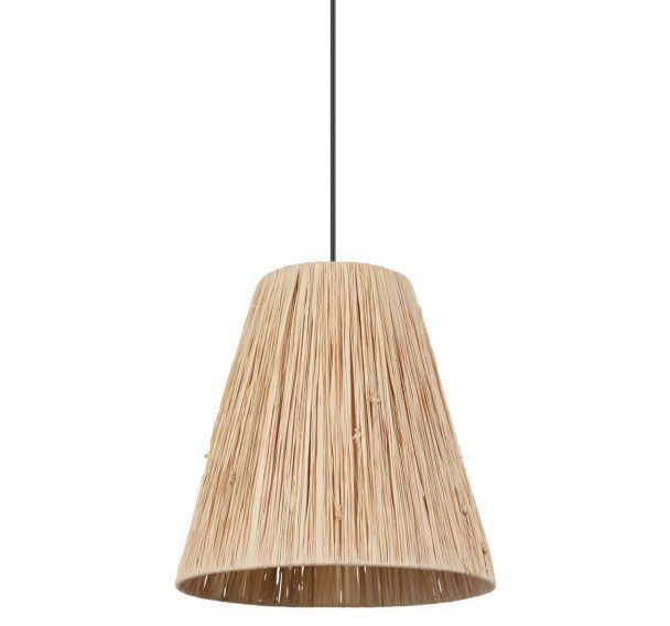 Suspension raphia PLAYA Ø30 cm naturel Corep