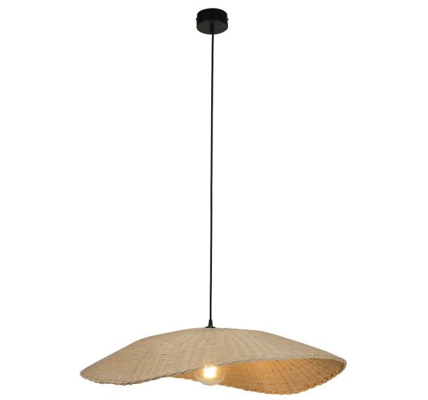 Suspension rotin CALANQUES XL Ø78 cm naturel Corep