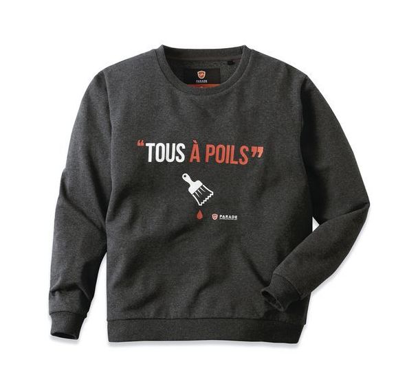 Sweat à message homme Psweat - Parade