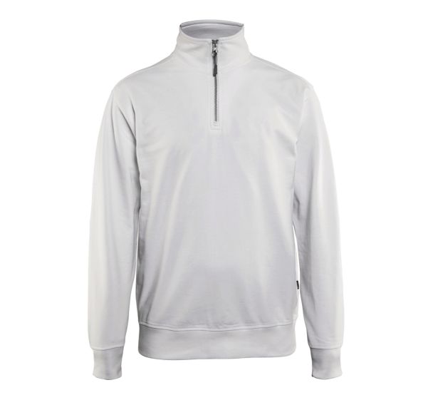 Sweat col camionneur blanc