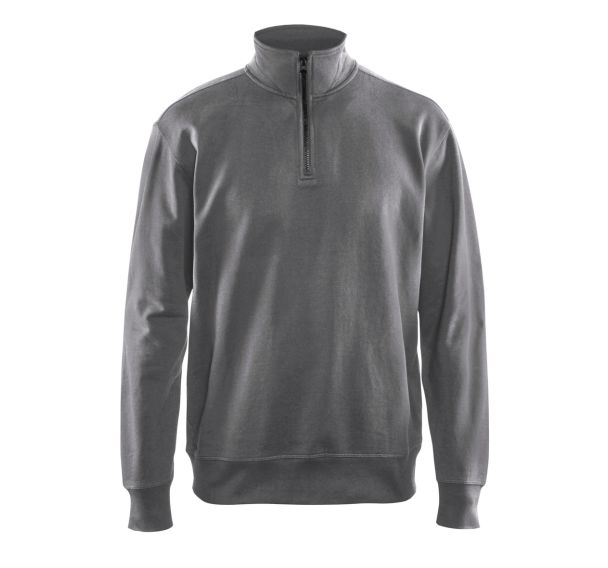 Sweat col camionneur gris