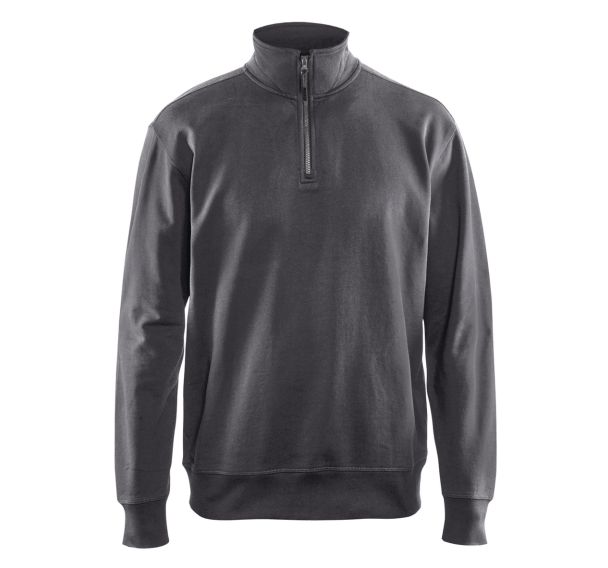 Sweat col camionneur gris foncé