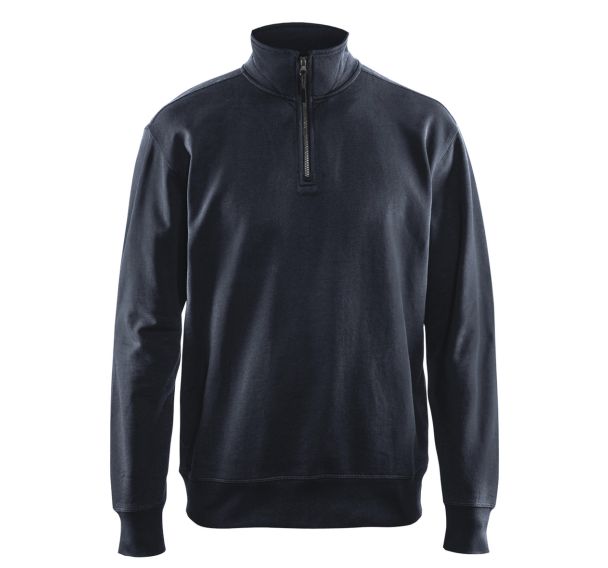 Sweat col camionneur marine foncé