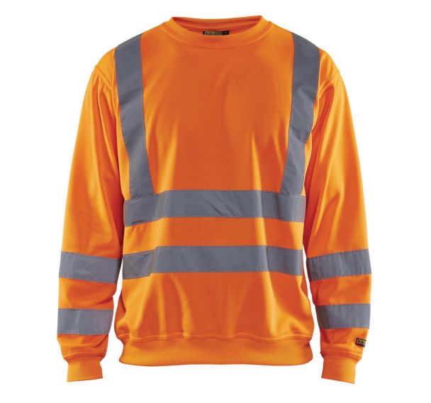 Sweat haute visibilité orange fluorescent