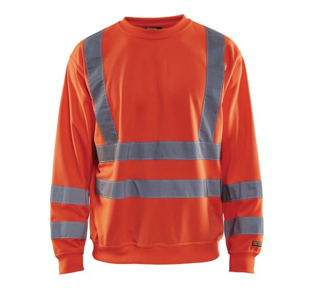 Sweat haute visibilité rouge fluorescent