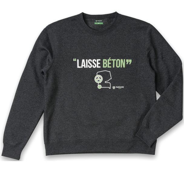Sweat imprimé Lsweat gris anthracite - Parade