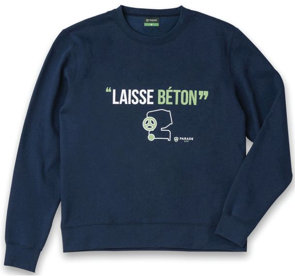 Sweat imprimé Lsweat marine - Parade
