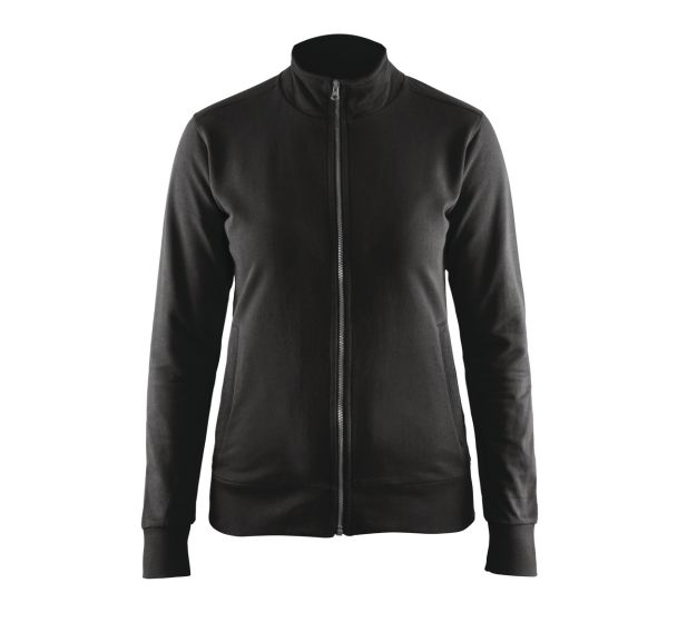 Sweat zippé femme noir