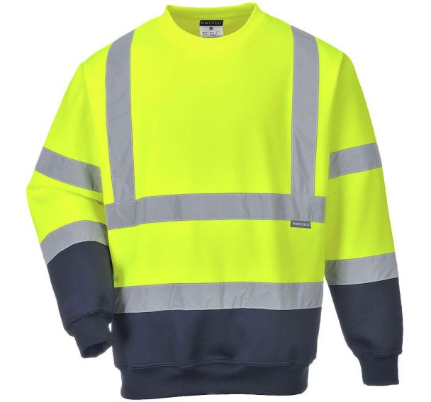 Sweatshirt haute-visibilité bicolore B306 - Portwest