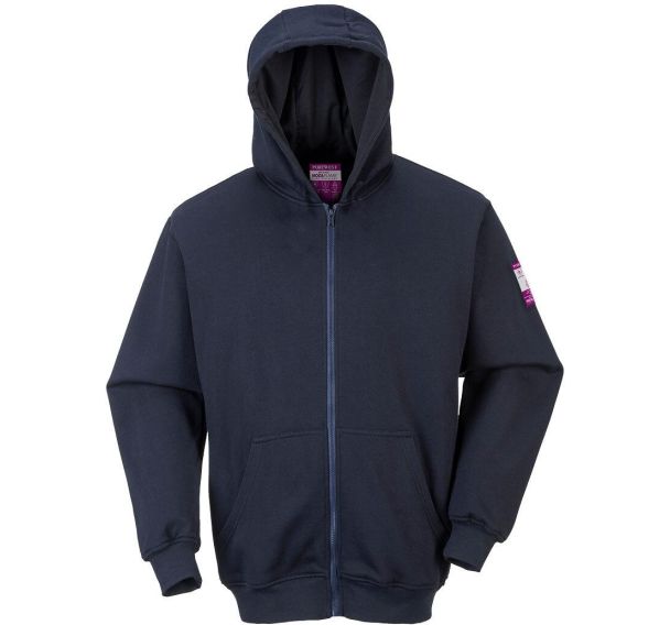 Sweatshirt résistant flamme zippé à capuche FR81 - Portwest