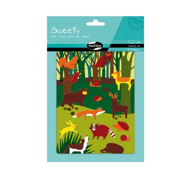 Sweety, Sach 2 pl 14,8x21cm, Forêt