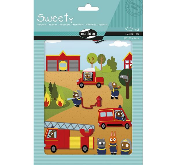 Sweety, Sach 2 pl 14,8x21cm, Pompiers