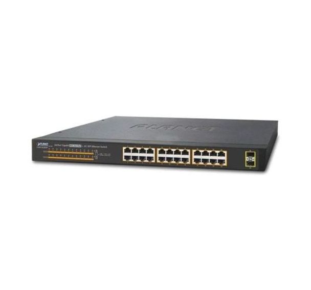 Switch 24P Gigabit PoE+ 220W et 2 SFP