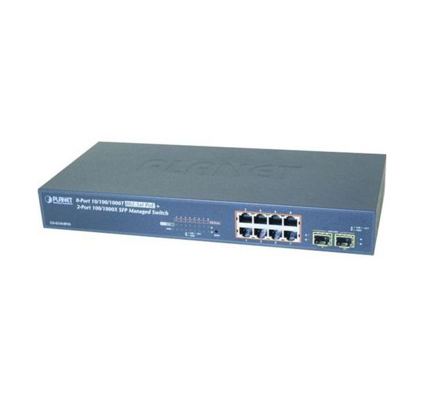 Switch 8P gigabit poe+ 120W & 2 sfp 100FX/1G