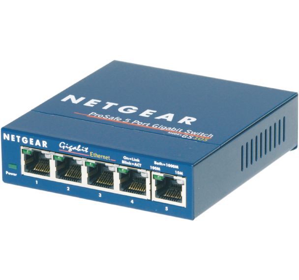 Switch GS105 Nb port:5 Cnx:10/100/1000