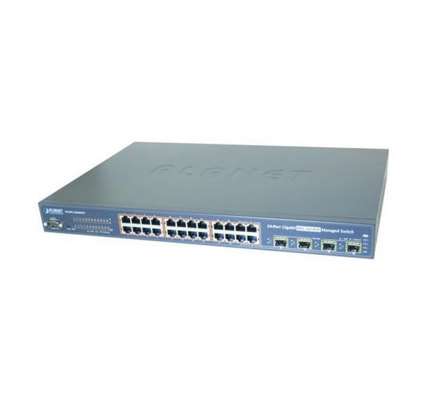 Switch L2 24P Giga PoE+ 440W avec 4 SFP bi-vit
