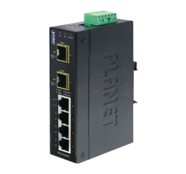 Switch indust 4 Gigabit et 2 sfp 100FX/1G