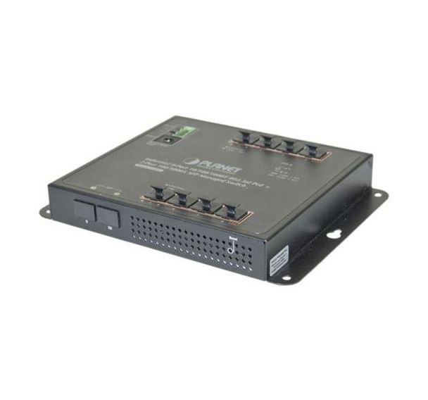 Switch industriel plat 8P PoE+ avec 2 sfp -40/75°C