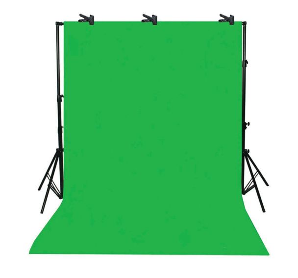 Système complet fond vert et support de fond