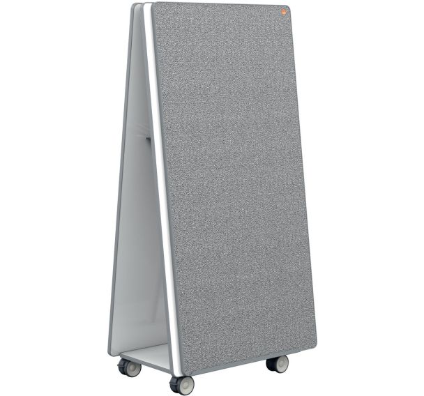 Système d'affichage mobile Move & Meet 1800x900mm Blanc