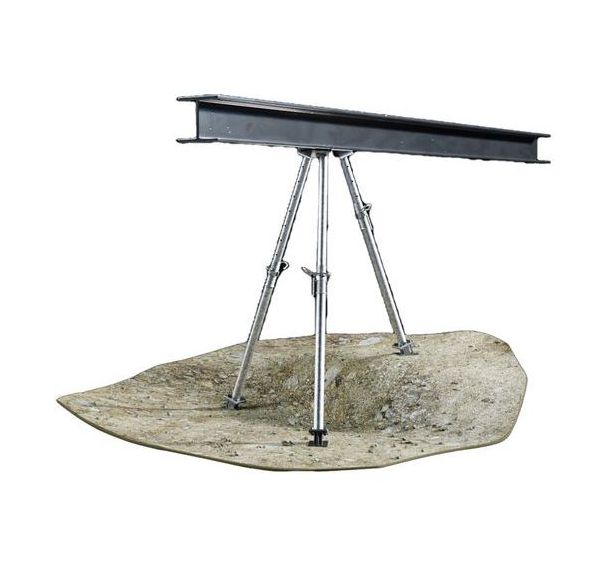 Système d'arbre à poteaux avec étai de coffrage avec roulette - Schake