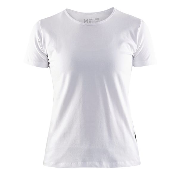 T-Shirt femme blanc, coupe ajustée