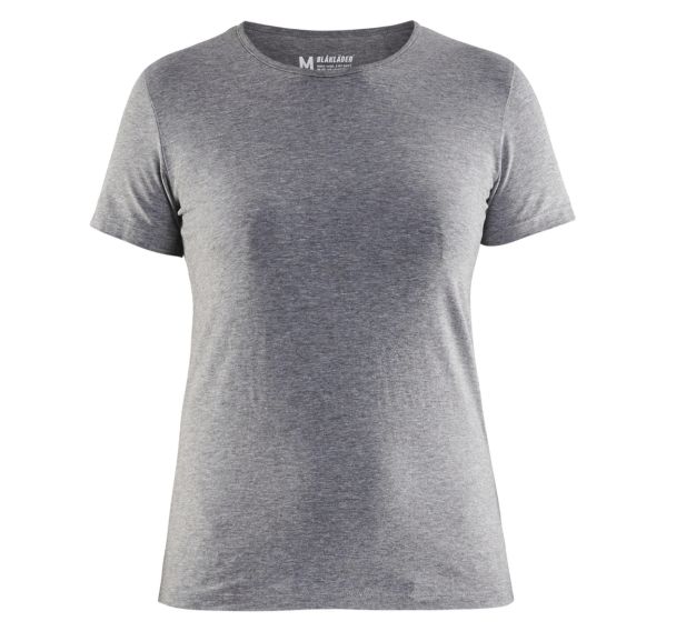 T-Shirt femme gris, coupe ajustée