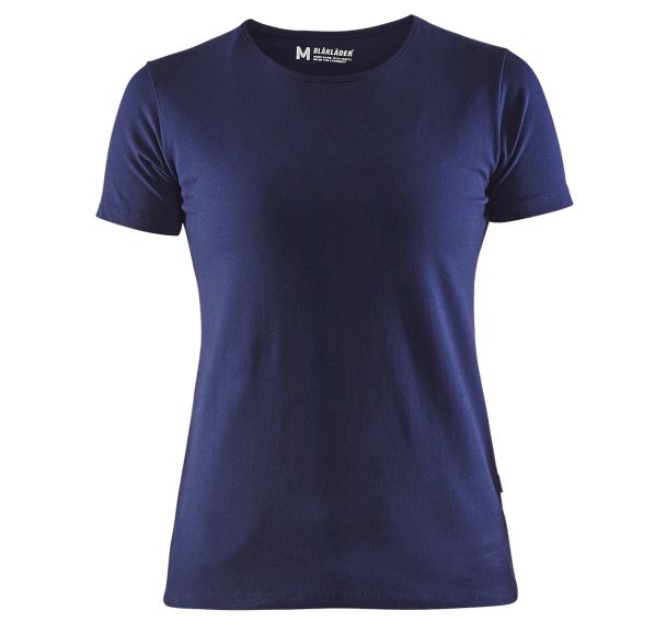 T-Shirt femme marine, coupe ajustée