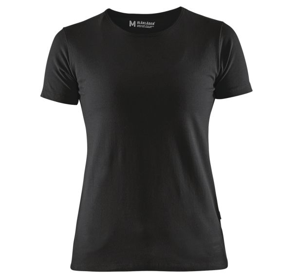 T-Shirt femme noir, coupe ajustée