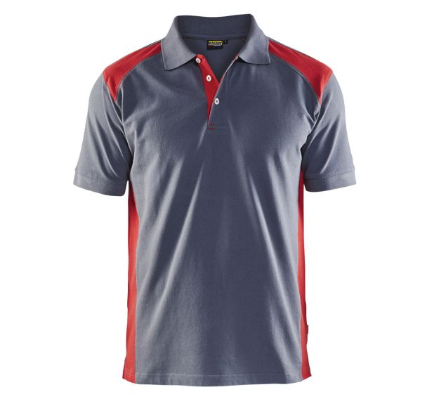 T-shirt 3324 gris clair/rouge - Blaklader