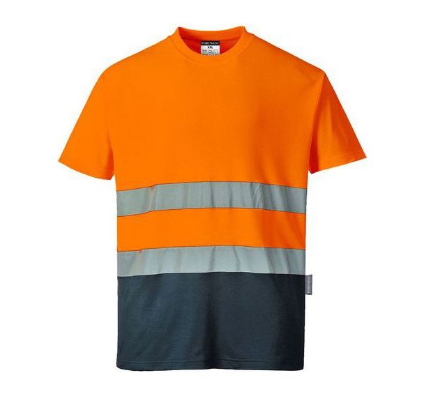 T-shirt bicolore à manches courtes S173 - Portwest