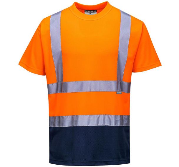 T-shirt bicolore à manches courtes S378 - Portwest