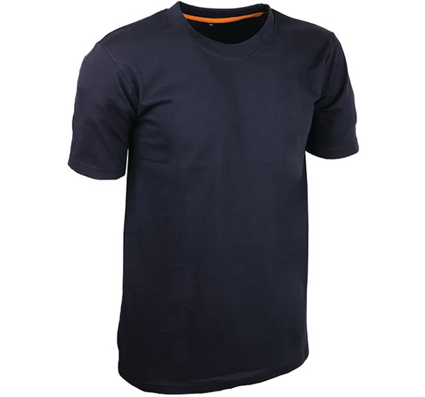 T-shirt bleu marine 100% coton 180 g/m² S M
