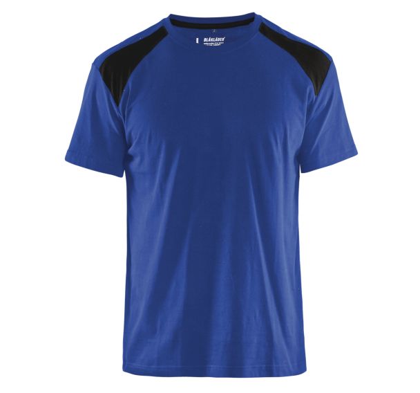 T-shirt bleu roi/noir