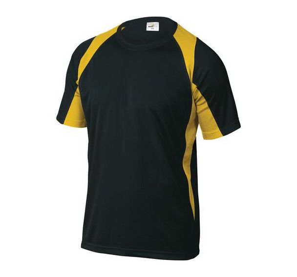 T-shirt de travail Bali - Noir/jaune